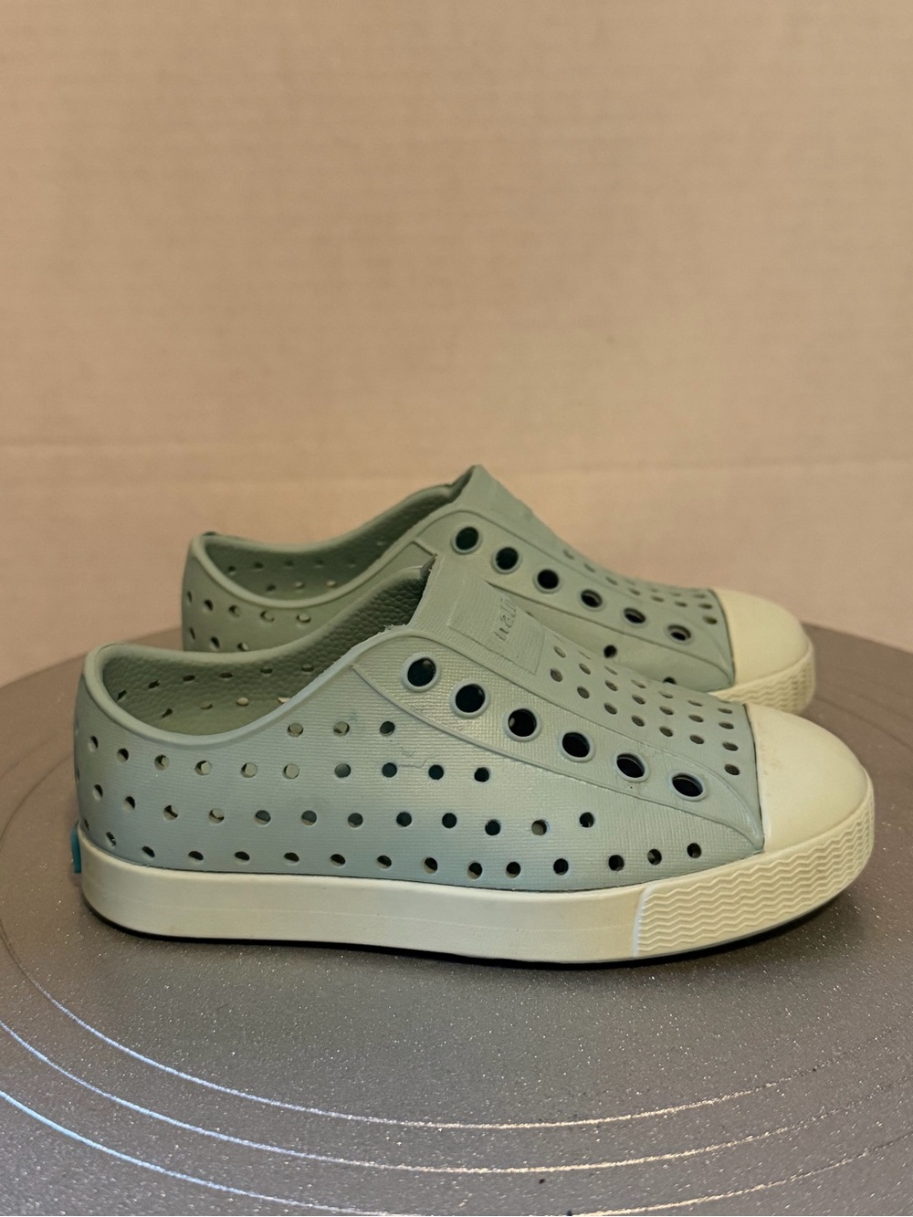 Native Shoes Jefferson Light Blue Water Slip on Shoes Sz Kids C7